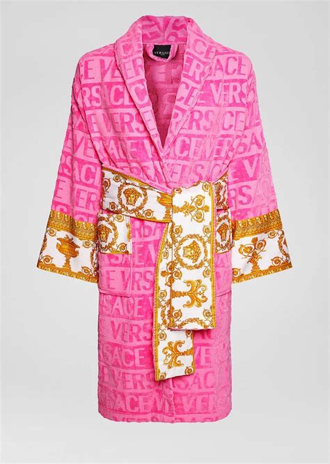 pink versace robe replica|Versace robes bathrobe.